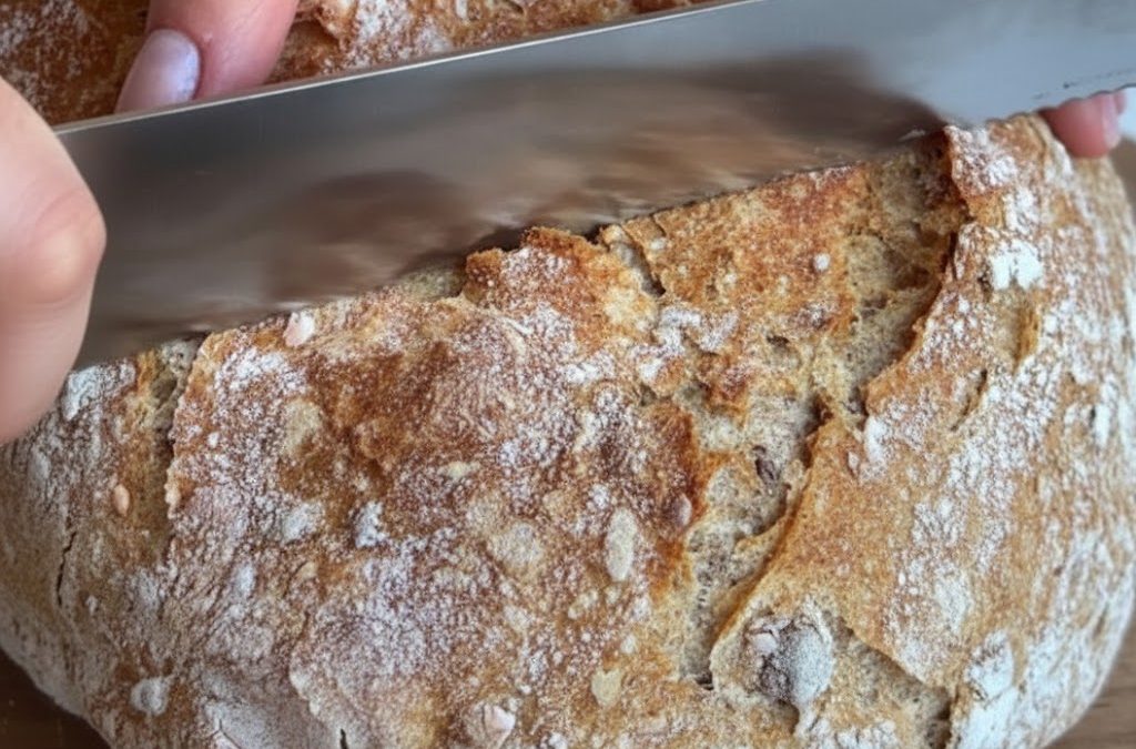 Pâine Integrală Fără Frământare