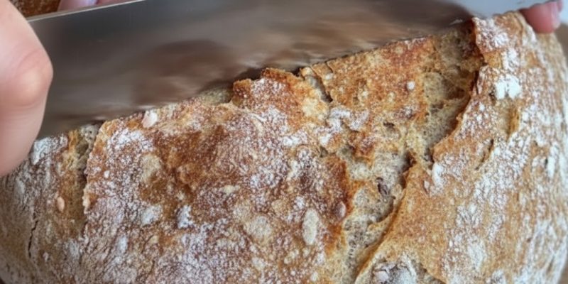 Pâine Integrală Fără Frământare