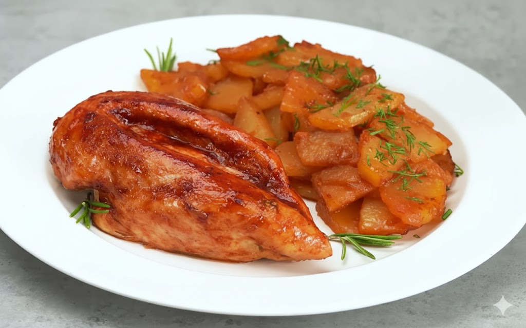 Pechuga de Pollo con Patatas