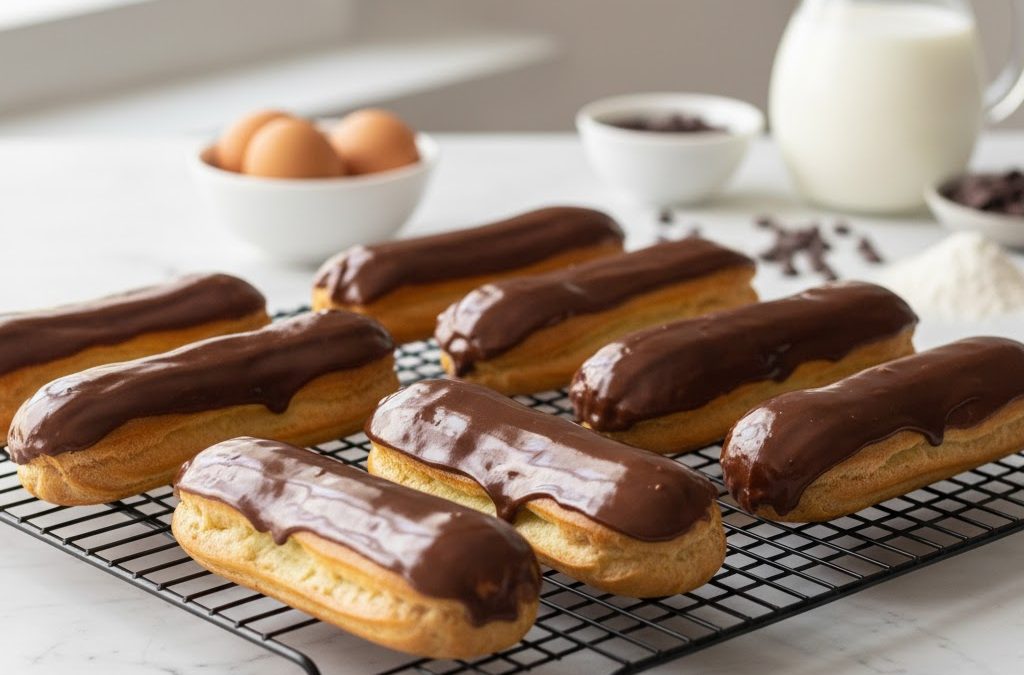 Eclere de Casă. Desertul Fin care Aduce Bucurie