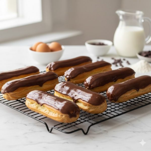 Eclere de Casă. Desertul Fin care Aduce Bucurie