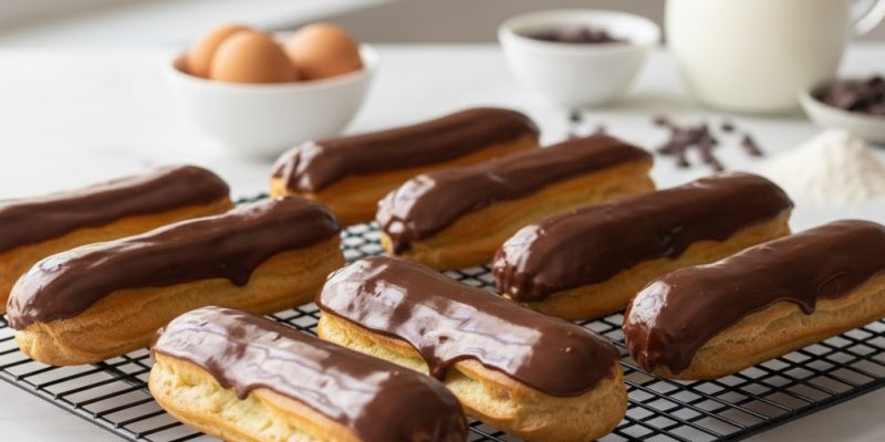 Eclere de Casă. Desertul Fin care Aduce Bucurie