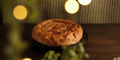 Plăcintă de Post cu Cartof Crud