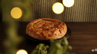 Plăcintă de Post cu Cartof Crud