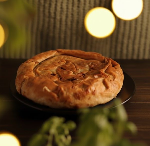 Plăcintă de Post cu Cartof Crud