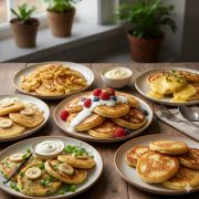 Rețetă clătite cu chefir: Un singur aluat, 6 gusturi diferite