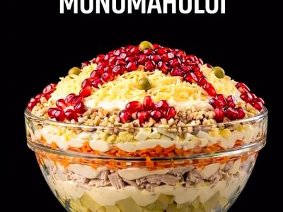 Salata „Căciula Monomahului”: O explozie de culori și arome