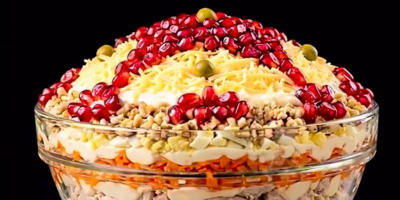 Salata „Căciula Monomahului”: O explozie de culori și arome