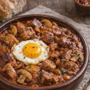 Tochitură Moldovenească: Un Răsfăț Tradițional cu Carne și Ciuperci