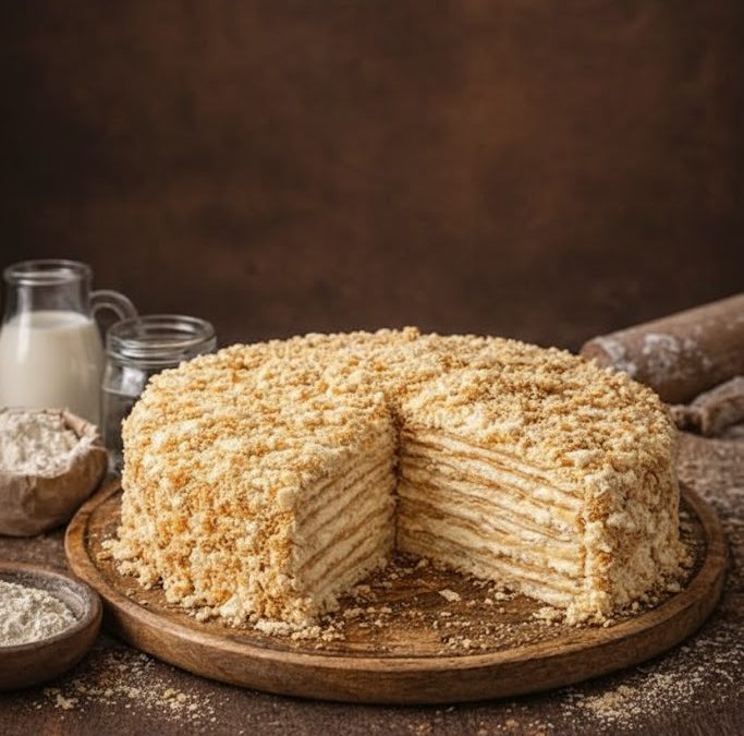 Tort „Napoleon”: Cel mai autentic gust de casă